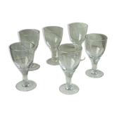 Bistrot thick glass deceptive foot lenses