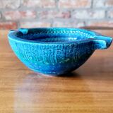 Rimini bleu keramieken asbak, Aldo Londi pour Bitossi, jaren 1960 en Italie