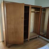 Vallin wardrobe and bedside table