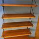 5 étagères murales scandinaves  , bois et métal