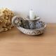 Ceramic candle holder signed Jean Austruy
