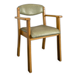 Vintage beech armchair