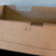 Buffet 1950 signed, lacquered black and sycamore