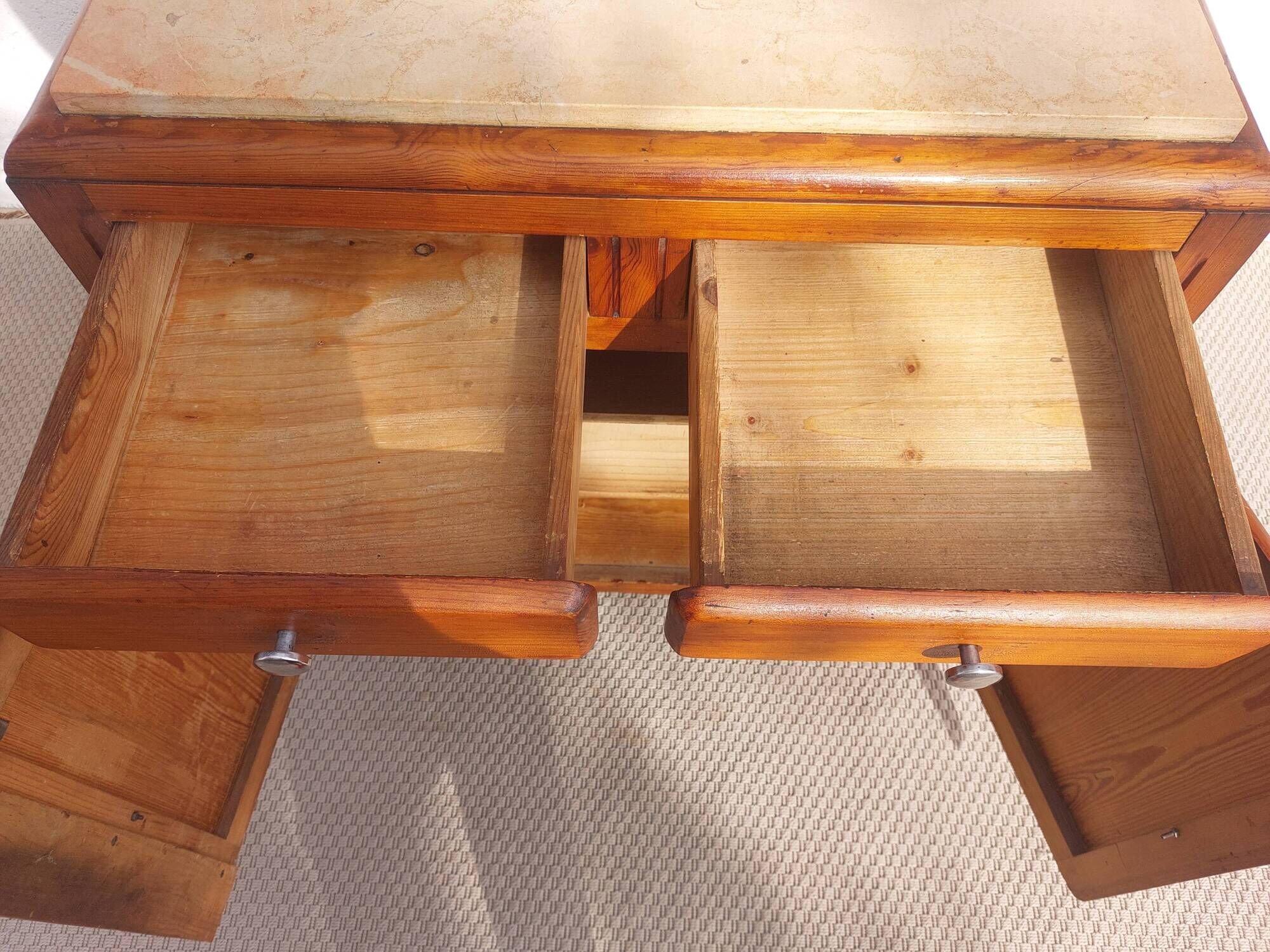Mado buffet, marble top, vintage