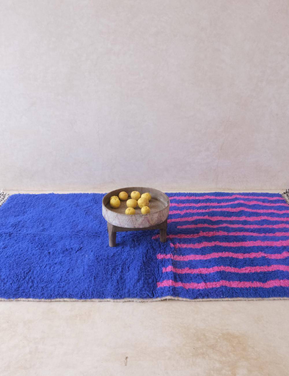 Tapis Moderne Bleu et rose - 238 x 133 cm