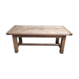 Table en chêne brut