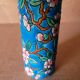 Longwy enamel roller vase