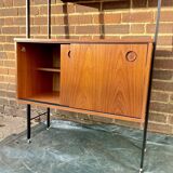 Mid Century Avalon Modular Ladderax Teak Vintage Shelving Unit 1