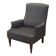 Grey armchair, Italian design, 1970s, production: Italy