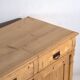 Antique pine buffet – European rustic furniture with drawers – circa 1900