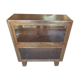 Meuble de rangement métallique avec vitres