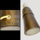 Brutalist bronze lamp Stig Blomberg lion's head 1960