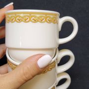 Villeroy & Boch 4 Stackable Coffee Cups