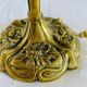 Lampe de table Art Nouveau en bronze, attribuée à Georges Leleu, début du 20e siècle.