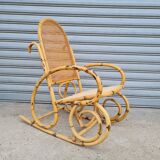 Rattan rocking-chair chair