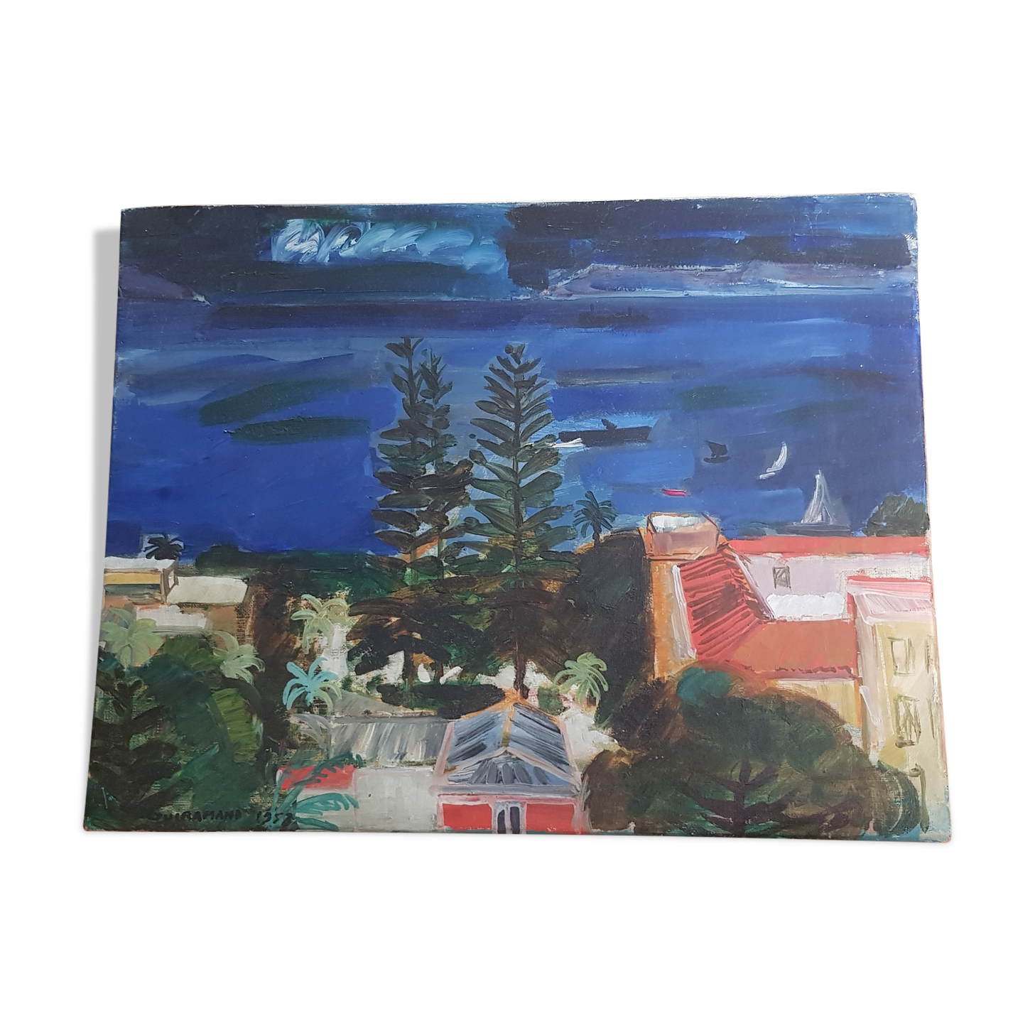 Paul Guiramand oil on canvas