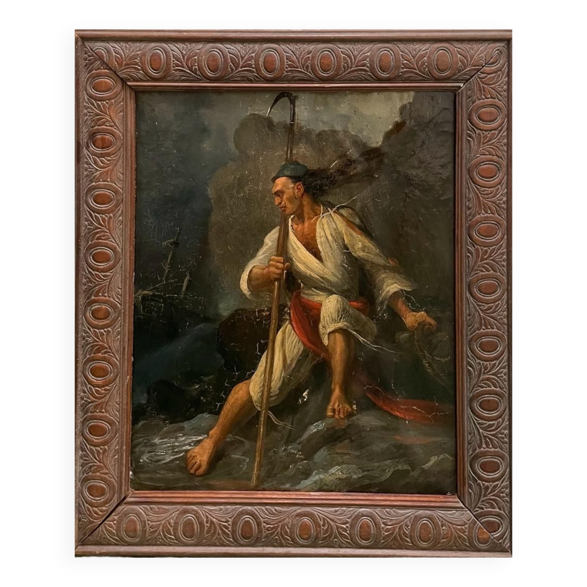 Painting allegory of death 19th century