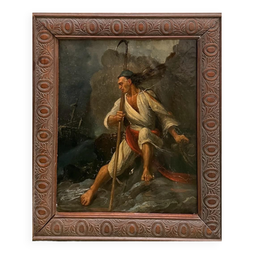 Painting allegory of death 19th century