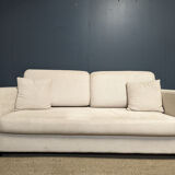 Off-white 3-seater sofa