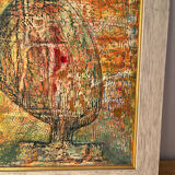 The tree, mixed media, signed Sandra Malheiros 2002