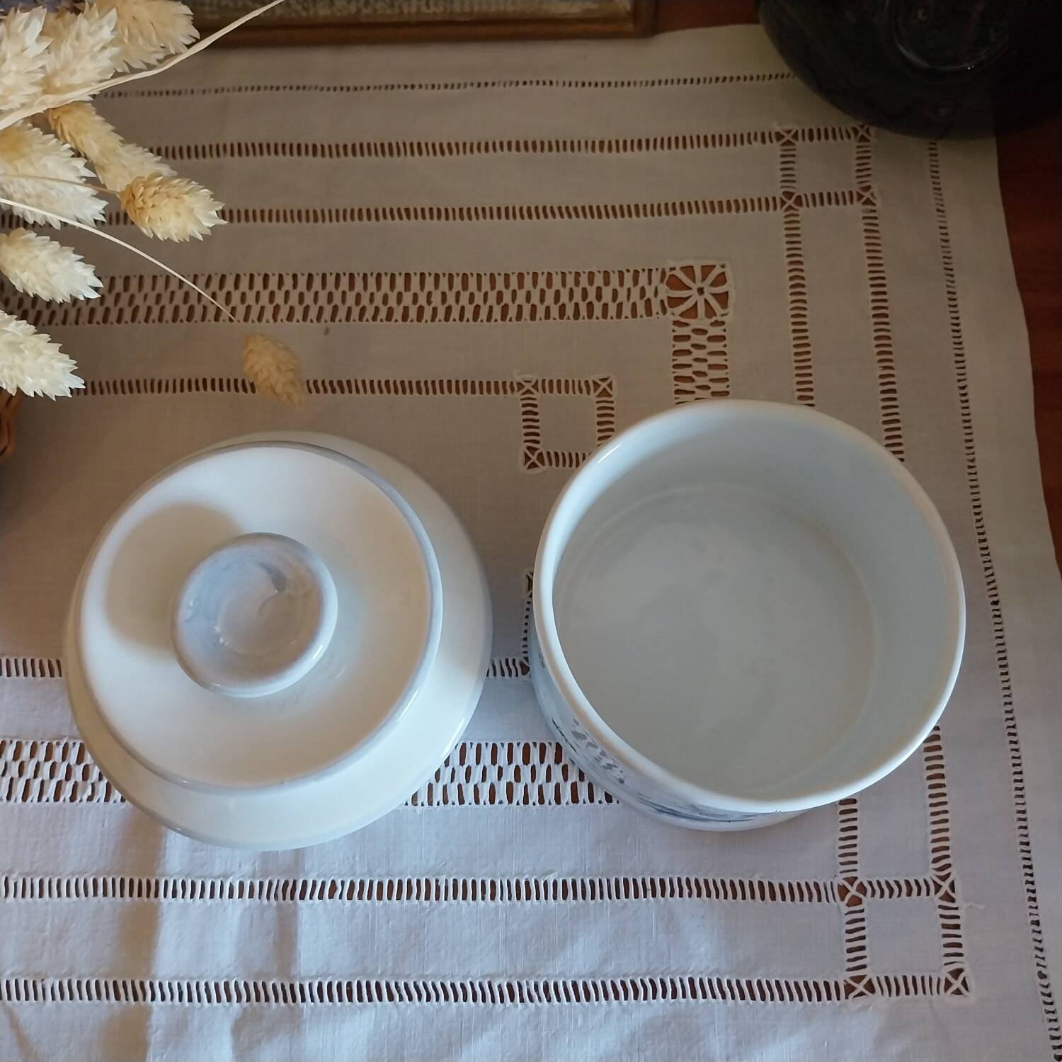 Old water butter dish Pottery from the Chapelle des Pots de France