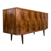 Vintage Walnut Sideboard By Lfm, Poland, 1970s
