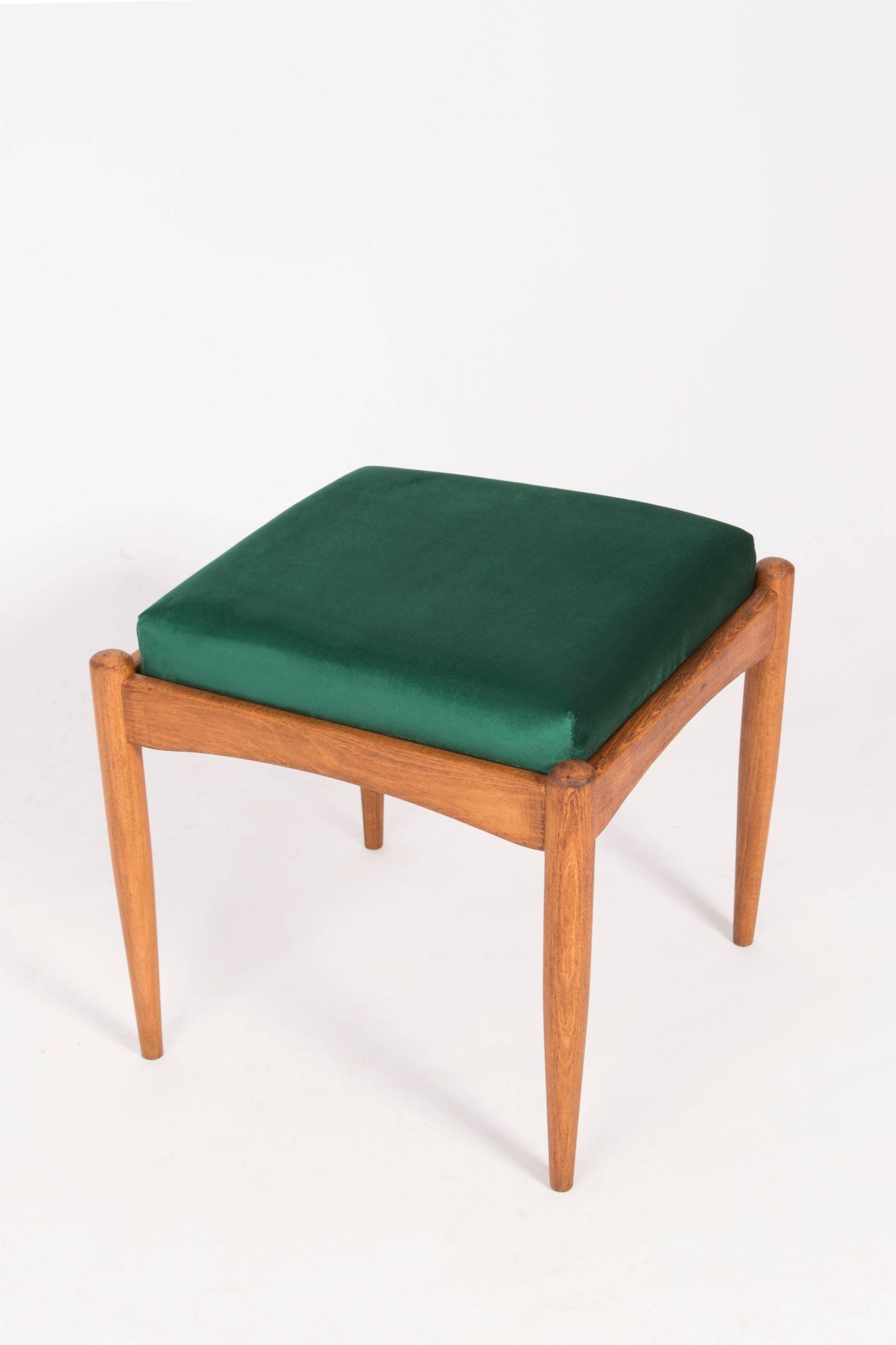 Ensemble de deux tabourets verts du 20ème siècle, années 1960