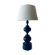 Vintage turned wooden lamp