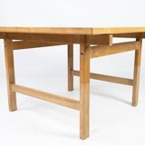 Coffee table in oak designed by Hans J. Werner and manufactured by PP Furniture.