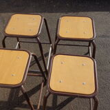 4 high industrial stools