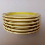 6 Gien "Sun" coffee cups