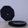 6 "Octime" black Arcoroc dinner plates