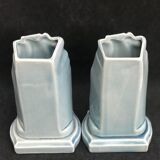 Paire vases Sarreguemines