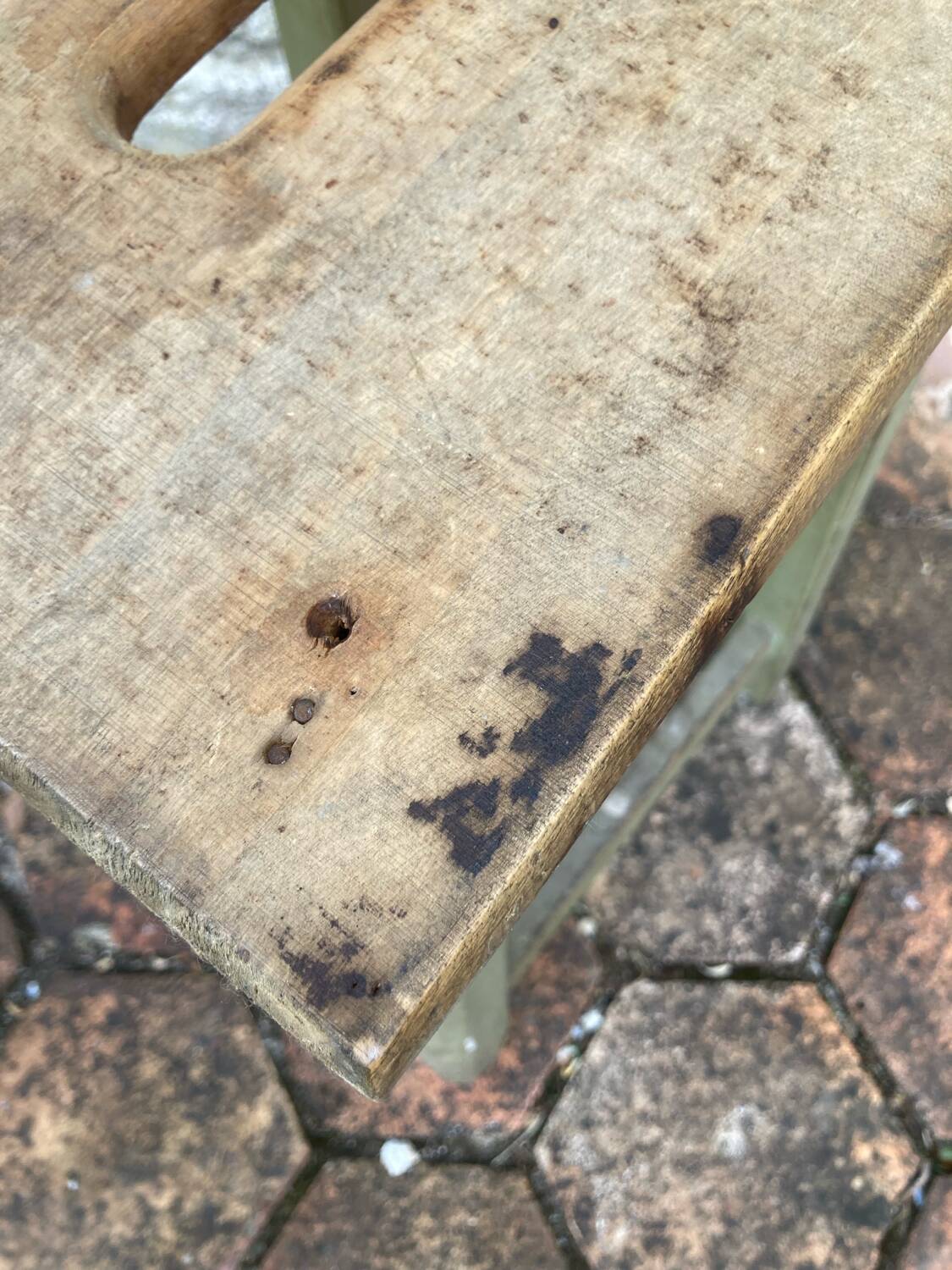 Vintage workshop stool