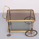 Stunning Brass Bar Trolley 1950s France