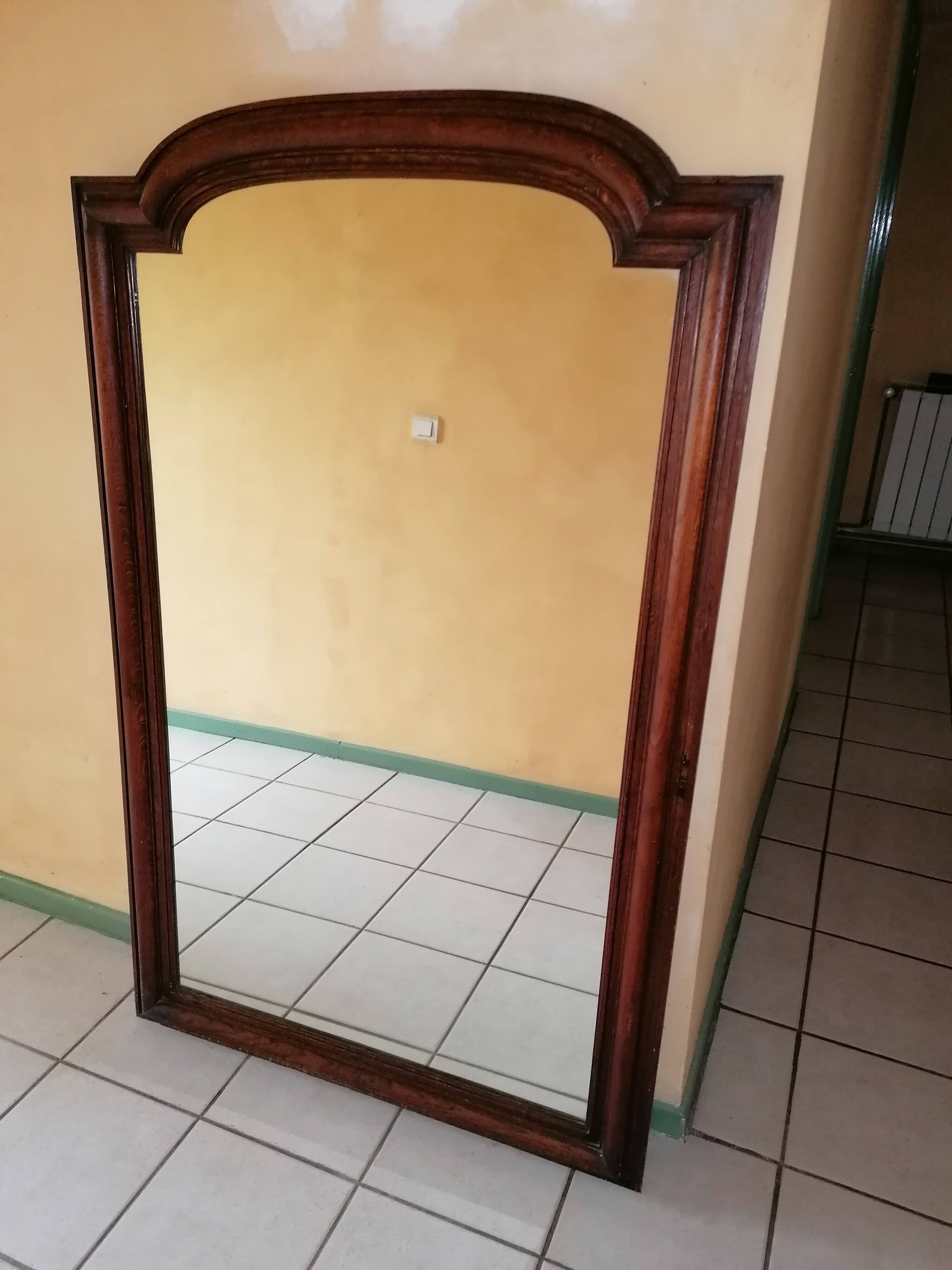 Large old mirror