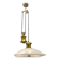 Italian brass light pendant, 1980s