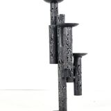 Brutalist floor candlestick