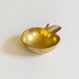 Brass apple trinket bowl