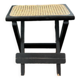 Folding cane stool