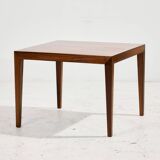 Table basse modèle 130 en palissandre par Severin Hansen pour Haslev Møbelfabrik