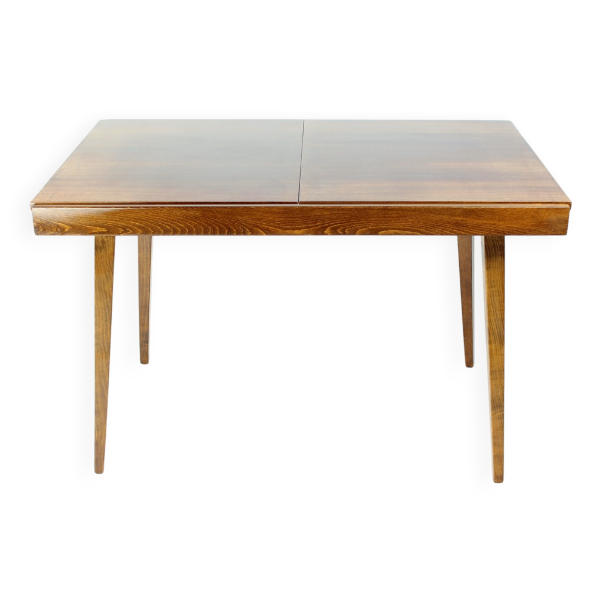 Table à manger extensible en noyer par Tatra, Tchécoslovaquie, années 1960