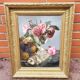 "Bouquet of Pink Roses" Contemporary Oil Painting on Canvas