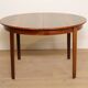 Vintage round dining table | extendable | Rosewood