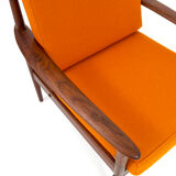 Teak armchair by Grete Jalk for Poul Jeppesen