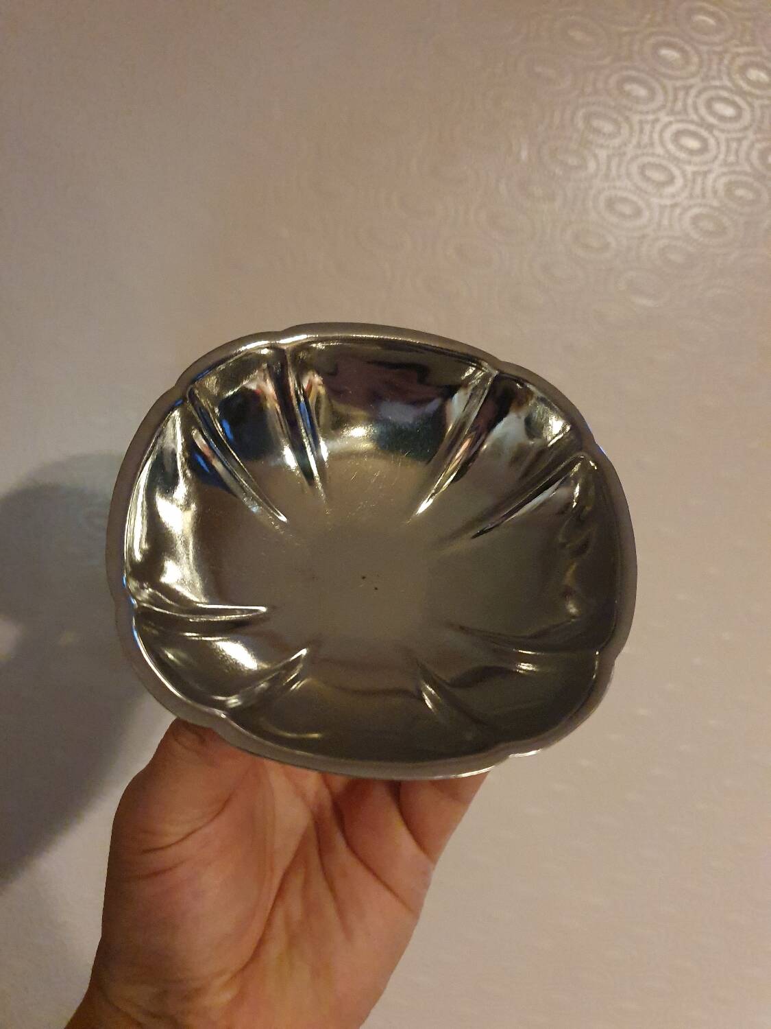 Set of 11 vintage 70's stainless steel ice cream cups