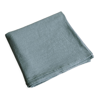 Washed linen tablecloth Celadon