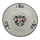 Antique ceramic plate made in France, early 20th century.