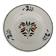 Antique ceramic plate made in France, early 20th century.