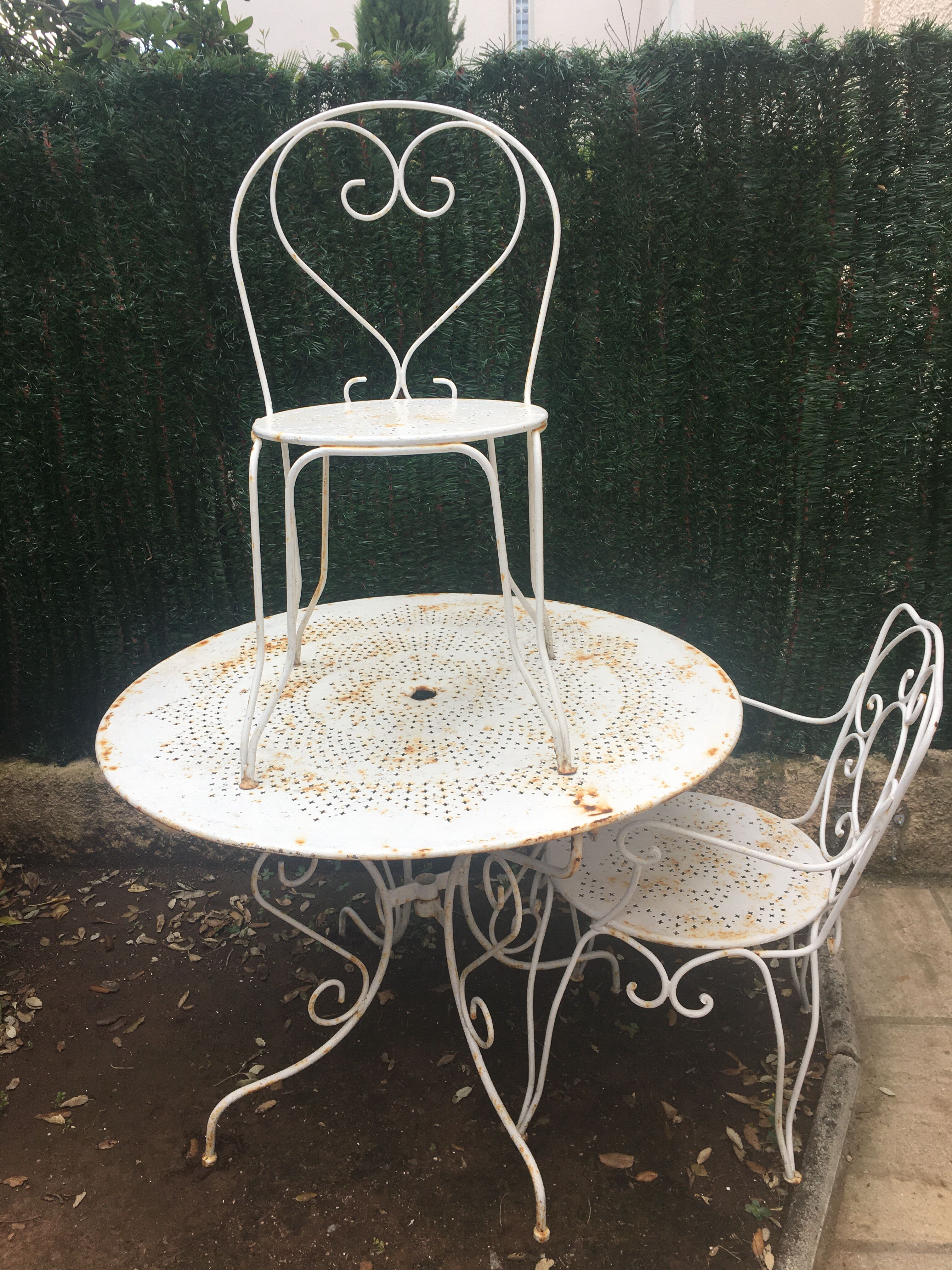 Wrought iron garden room